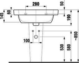 olymp jika - Jika Washbasin Olymp 55cm - 3 nuotrauka
