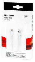 usb lightning laidas baseus - Blow Charge Cable USB / Apple Lightning White 2m - 2 nuotrauka