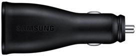 automobilio usb ikroviklis - Samsung Dual USB Car Charger With Micro USB Cable 1.5 Black - 2 nuotrauka