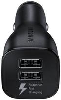 automobilio usb ikroviklis - Samsung Dual USB Car Charger With Micro USB Cable 1.5 Black - 5 nuotrauka