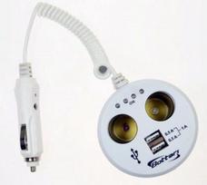 cigarette lighter socket - Bottari Double Socket Car Shaped 30080 - 2 nuotrauka