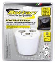 cigarette lighter socket - Bottari Double Socket Car Shaped 30080 - 3 nuotrauka