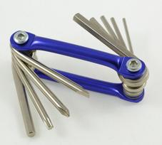 dviraciu raktai - Bottari Good Bike Mini Multi 9 Tool Blue - 2 nuotrauka