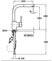 teka plautuve - Teka ARK 938 Kitchen Faucet Metalic Onyks - 2 nuotrauka