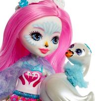 leles enchantimals - Mattel Enchantimals Swan Doll FRH38 - 3 nuotrauka