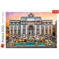 delione roma - Trefl Puzzle  Fountain di Trevi Rome 500pcs - 2 nuotrauka