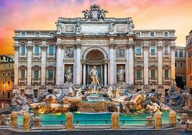 delione roma - Trefl Puzzle  Fountain di Trevi Rome 500pcs - 3 nuotrauka