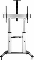 mobilus tv stovas - Techly Mobile Floor Stand for TV 60" - 100" 102734 - 2 nuotrauka