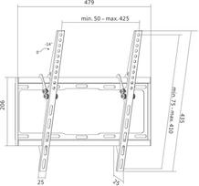 televizoriaus stovas 55 - LogiLink BP0012 TV Wall Mount 32–55" - 2 nuotrauka