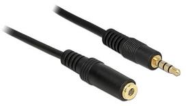 Delock Cable Jack 3.5mm  / Jack 3.5mm Black 5m