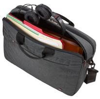 casio pilkas - Case Logic Notebook Bag 15.6" Black - 3 nuotrauka