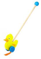 zaislai anciukai - Viga Push Toy Duck 50961 - 1 nuotrauka
