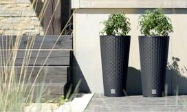 prosperplast rato - Plastikinis vazonas Prosperplast Rato Tubus, tamsiai rudas, Ø30 cm - 3 nuotrauka