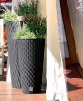 prosperplast rato - Plastikinis vazonas Prosperplast Rato Tubus, tamsiai rudas, Ø30 cm - 4 nuotrauka