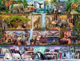 puzzle 2000 - Ravensburger Puzzle Wild Kingdom Shelves 2000pcs 16652 - 2 nuotrauka