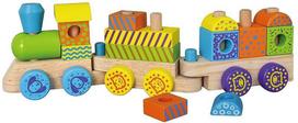 zaislimis traukinys - Viga Stacking Train 50572B - 1 nuotrauka