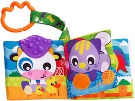 farm zaislai - Playgro Day At Farm Teether Book 0186967 - 2 nuotrauka