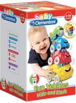 zaidimas bokstas - Clementoni Baby Fun Vehicles 17111 - 1 nuotrauka