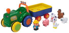 farm zaislai - Kiddieland Farm Tractor With Trailer 24752 - 2 nuotrauka