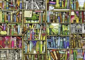 puzzle deliones 1000 - Ravensburger Puzzle The Bizzarre Bookshoop 1000pcs 19226 - 2 nuotrauka