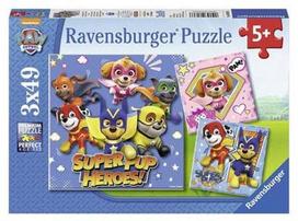 Ravensburger Puzzle Super Pups Power! 3x49pcs 08036