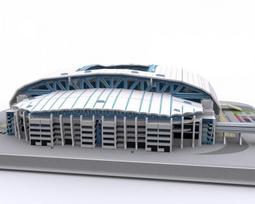 cubicfun 3d puzzle - Cubicfun Lech Poznan Stadium 3D - 5 nuotrauka