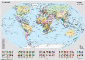puzzle deliones 1000 - Ravensburger Puzzle Political World Map 1000pcs - 2 nuotrauka