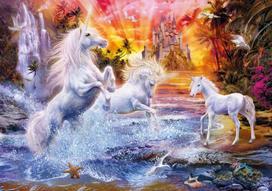 puzzle 1500 - Clementoni Puzzle High Quality Wild Unicorns 1500pcs - 2 nuotrauka