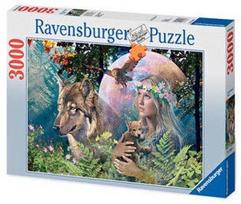 delione 3000 - Ravensburger Puzzle Lady Of The Forest 3000pcs - 1 nuotrauka