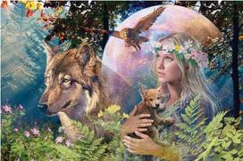delione 3000 - Ravensburger Puzzle Lady Of The Forest 3000pcs - 2 nuotrauka