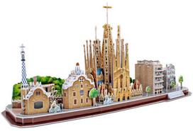 cubicfun 3d puzzle - CubicFun Barcelona 3D 186pcs MC256h - 2 nuotrauka