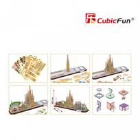 cubicfun 3d puzzle - CubicFun Barcelona 3D 186pcs MC256h - 5 nuotrauka