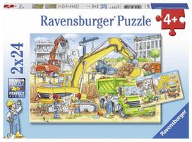 Ravensburger Puzzle Lots To Do On The Building Site 2x24pcs 078004