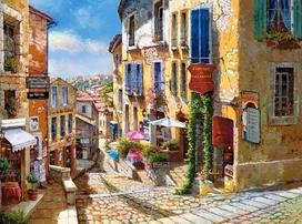 puzzle 2000 - Castorland Puzzle Saint Emilion France 2000pcs - 2 nuotrauka