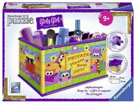Ravensburger 3D Puzzle Storage Box Case Owls 216pcs