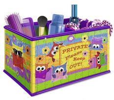 ravensburger 3d puzzle - Ravensburger 3D Puzzle Storage Box Case Owls 216pcs - 2 nuotrauka