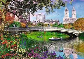puzzle deliones 1000 - Trefl Puzzle  Central Park New York 1000pcs - 3 nuotrauka