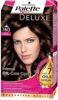 Schwarzkopf Palette Deluxe Intensive Oil Care Color Hair Color 760 Dazzling Brown