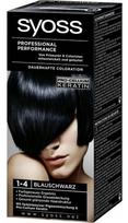 syoss plauku dazai - Syoss Color Permanent Hair Color 1 4 Blue Black - 1 nuotrauka