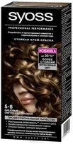 syoss plauku dazai - Syoss Color Permanent Hair Color 5 8 Hazelnut Brown - 1 nuotrauka