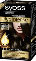 syoss plauku dazai - Syoss Oleo Intense Permanent Oil Color 2 10 Black Brown - 1 nuotrauka