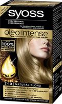 syoss plauku dazai blond - Syoss Oleo Intense Permanent Oil Color 7 10 Natural Blond - 1 nuotrauka