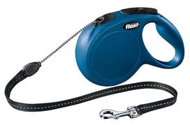 flexi pavadelis 8m m - Flexi New Classic Cord M 8m Blue - 1 nuotrauka