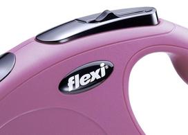 flexi pavadelis 8m m - Flexi New Classic Cord M 8m Pink - 2 nuotrauka