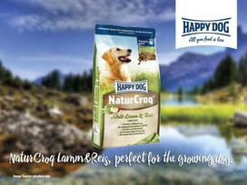 sunu maistas ryziai su eriena - Happy Dog NaturCroq Adult Lamm & Reis 15kg - 3 nuotrauka