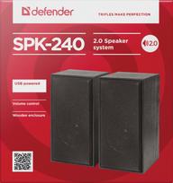 koloneles 2.0 - Defender SPK 240 6W 2.0 - 5 nuotrauka