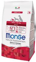 monge sunu maistas - Monge Daily Line Mini Adult Rich in Chicken 0.8kg - 1 nuotrauka