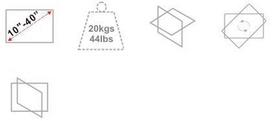 40 tv stovas - NewStar Wall Mount For TV 10-40'' Black - 4 nuotrauka