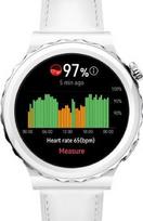 huawei watch gt 3 pro - Huawei WATCH GT3 Pro Ceramic/ White Leather Strap - 4 nuotrauka