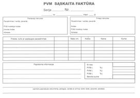 100 0 - PVM sąskaita faktūra, A5, SC, be numeracijos, 100 lapų - 2 nuotrauka
